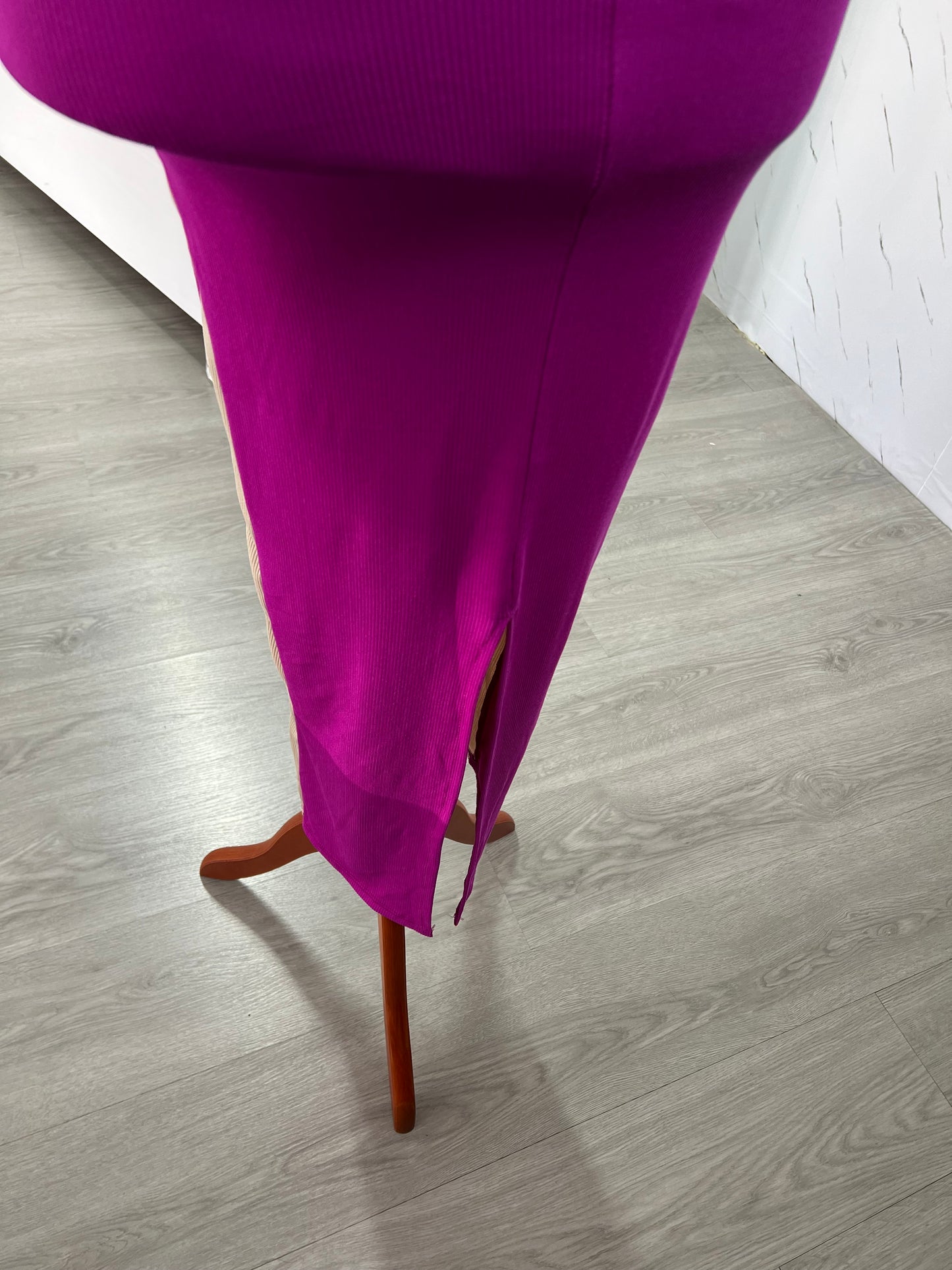 Vestido canalé