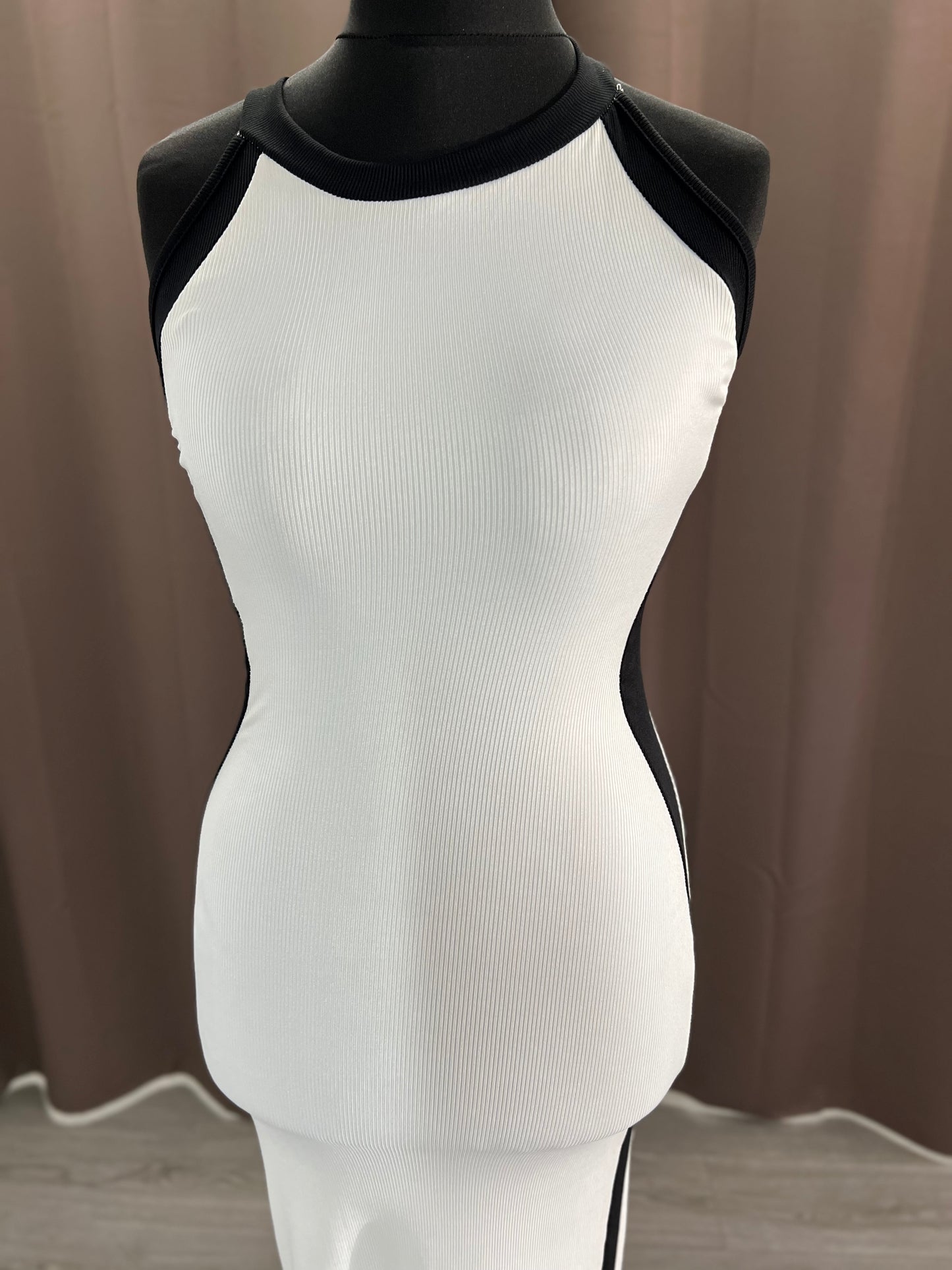 Vestido canalé