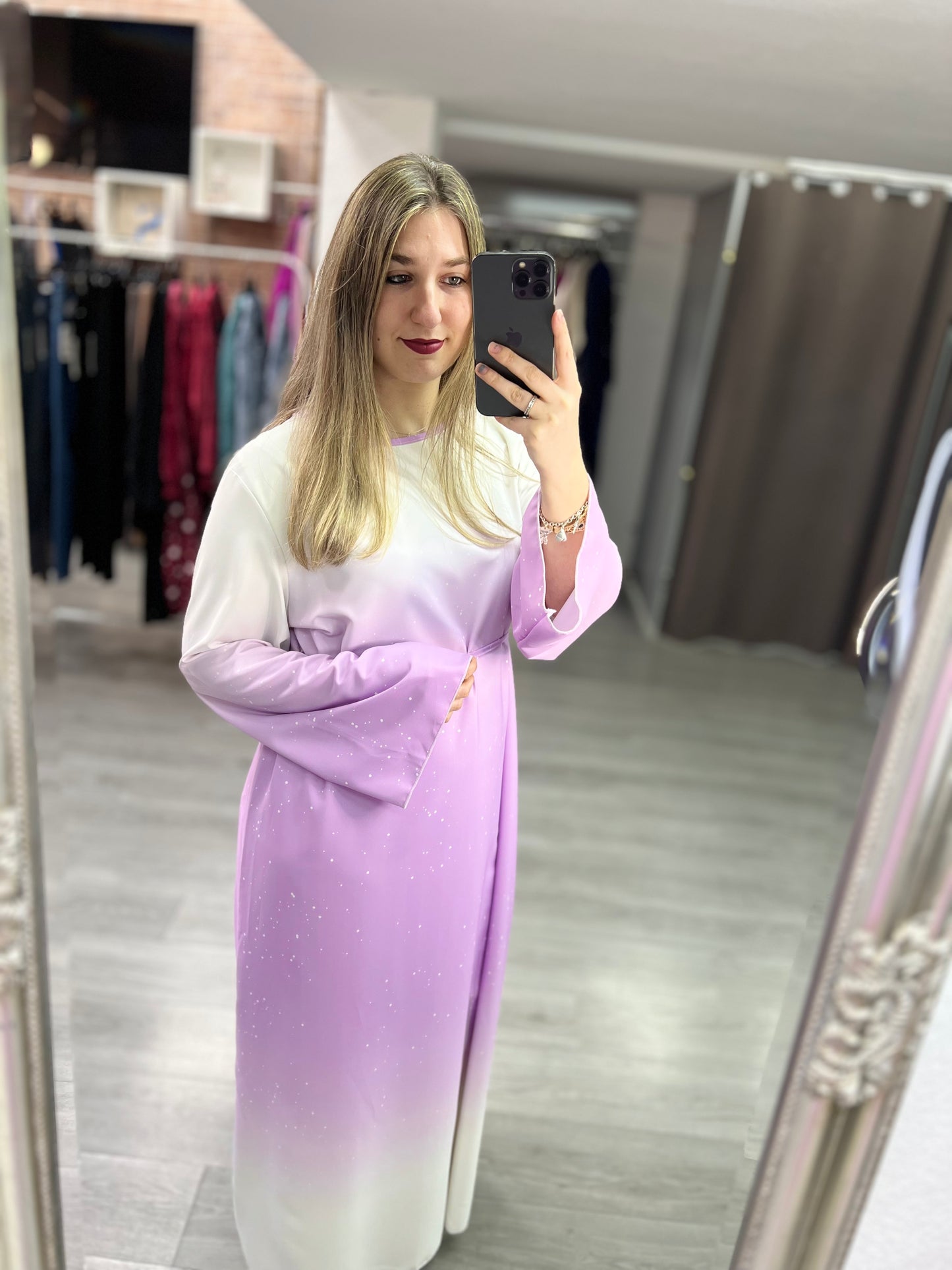 Vestido multi color lila