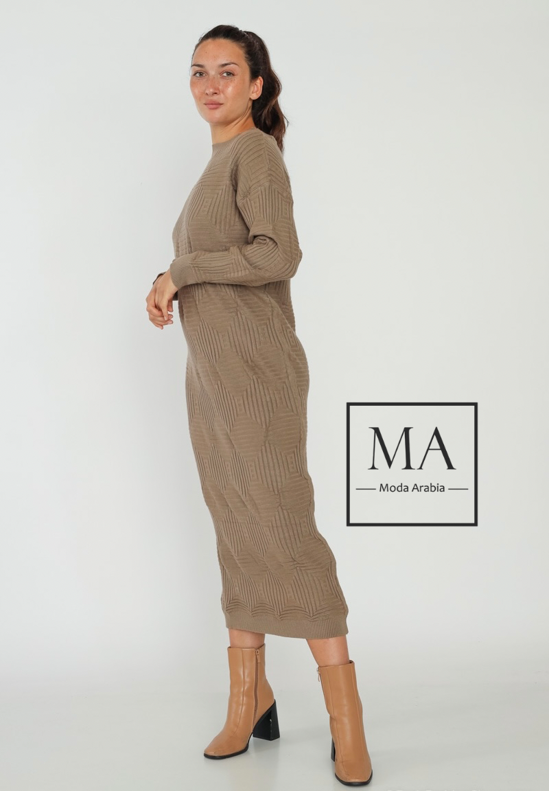 Vestido de punto fino
