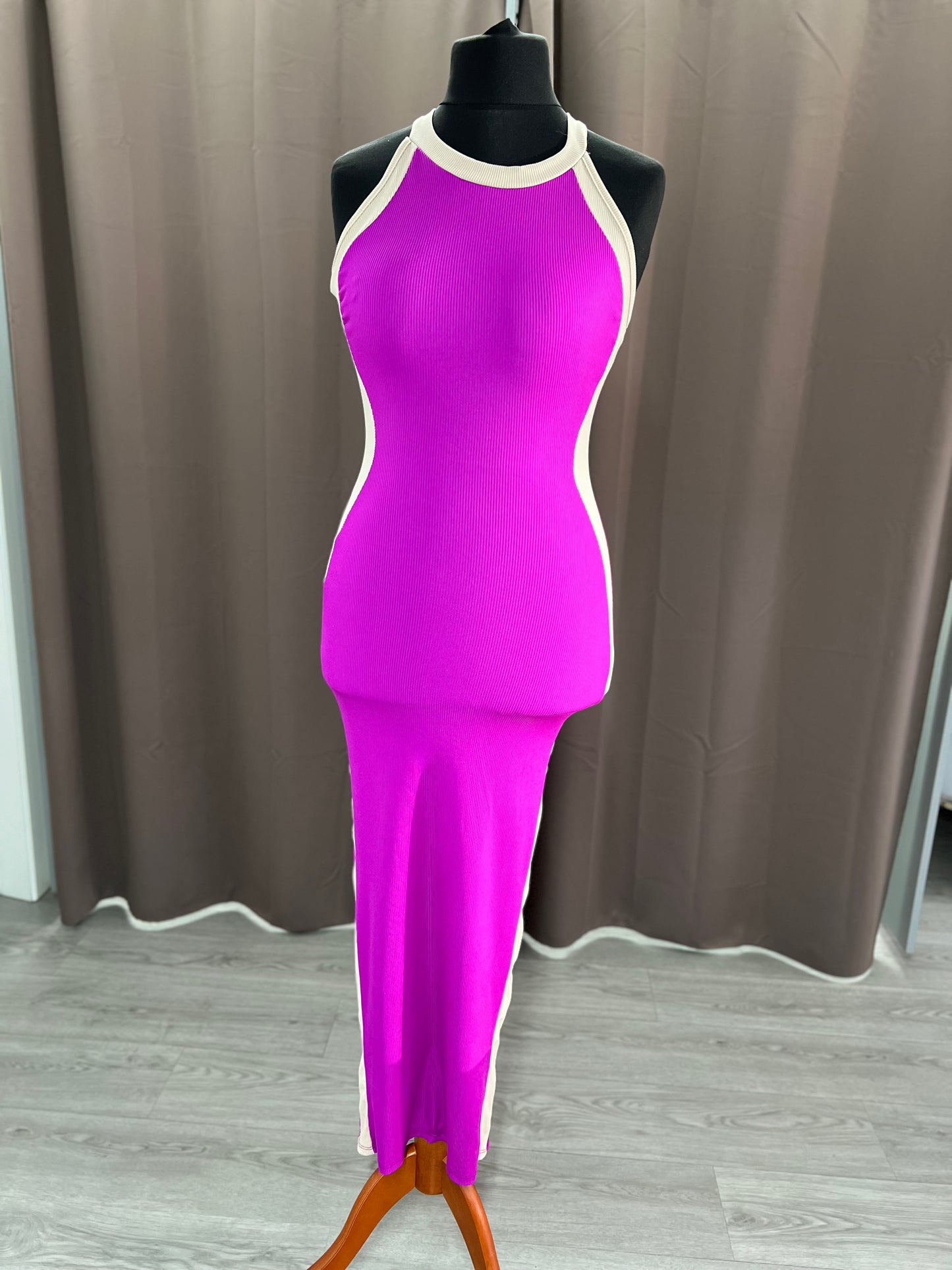 Vestido canalé