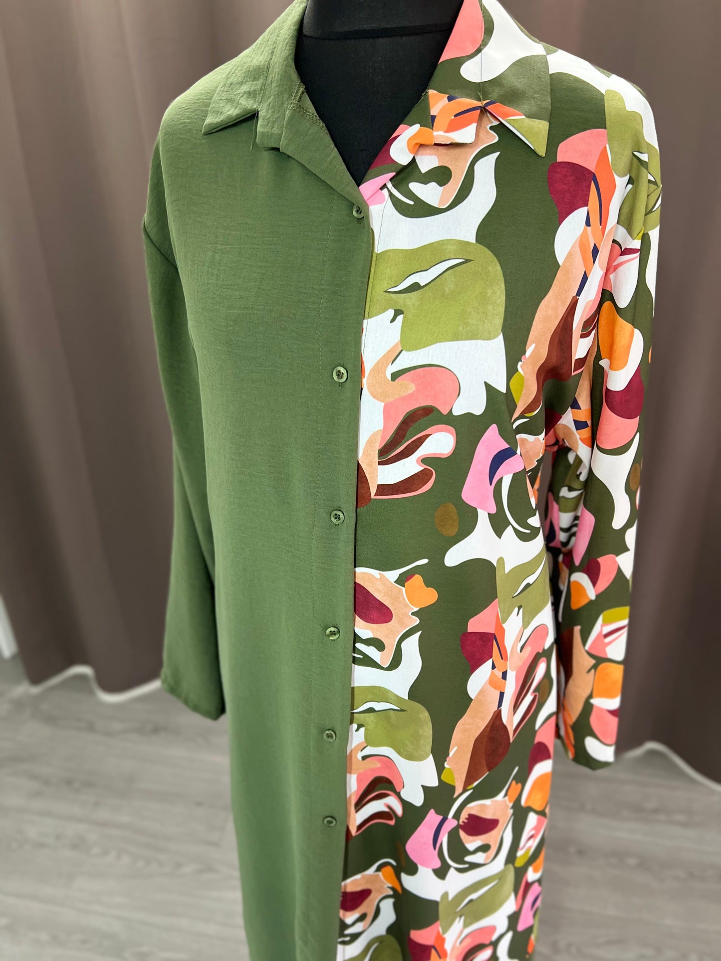 Conjunto estampado verde