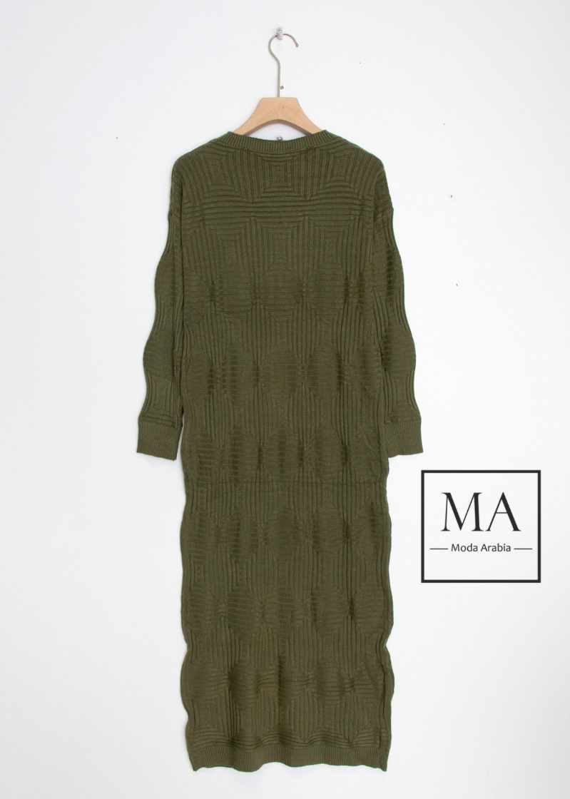 Vestido de punto fino
