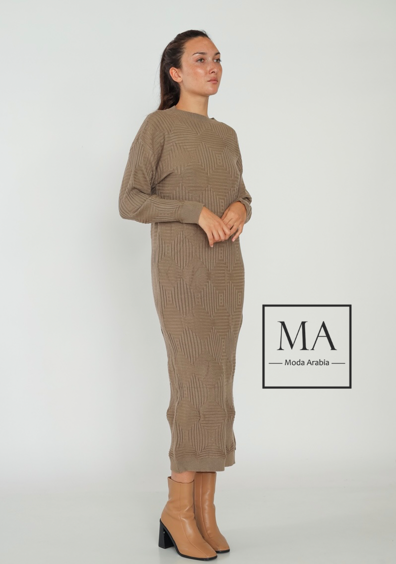Vestido de punto fino