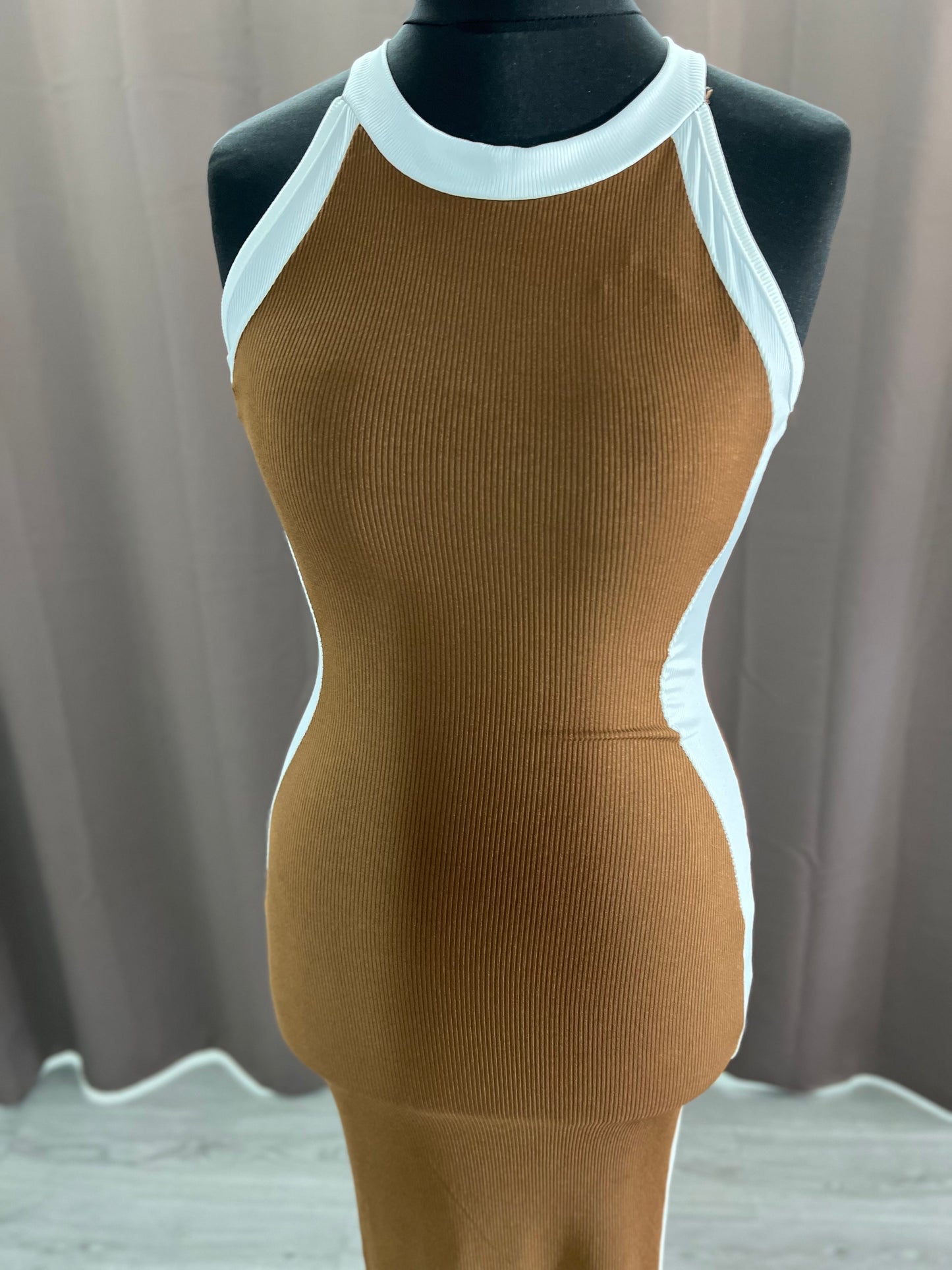 Vestido canalé