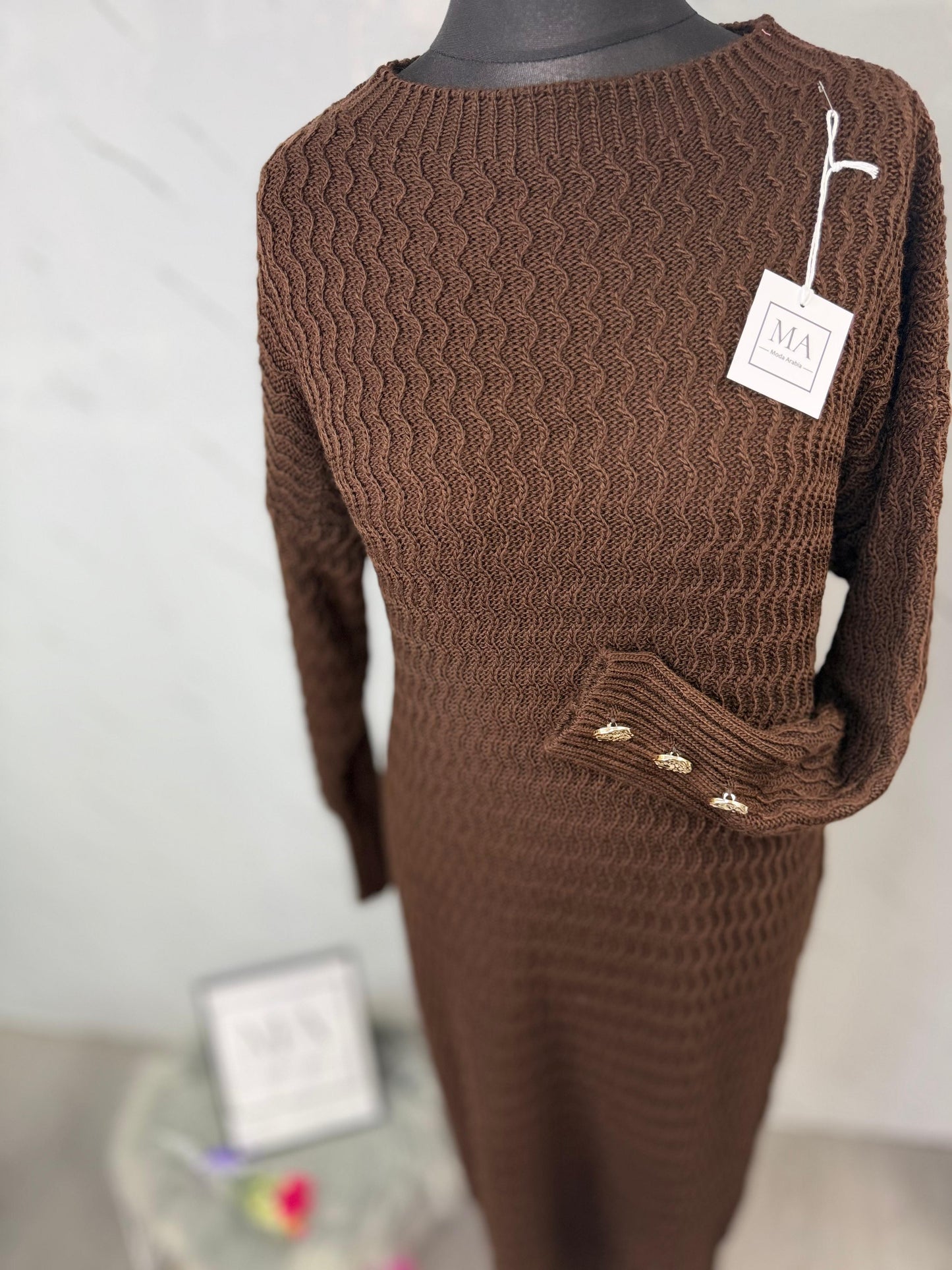 Vestido chocolate