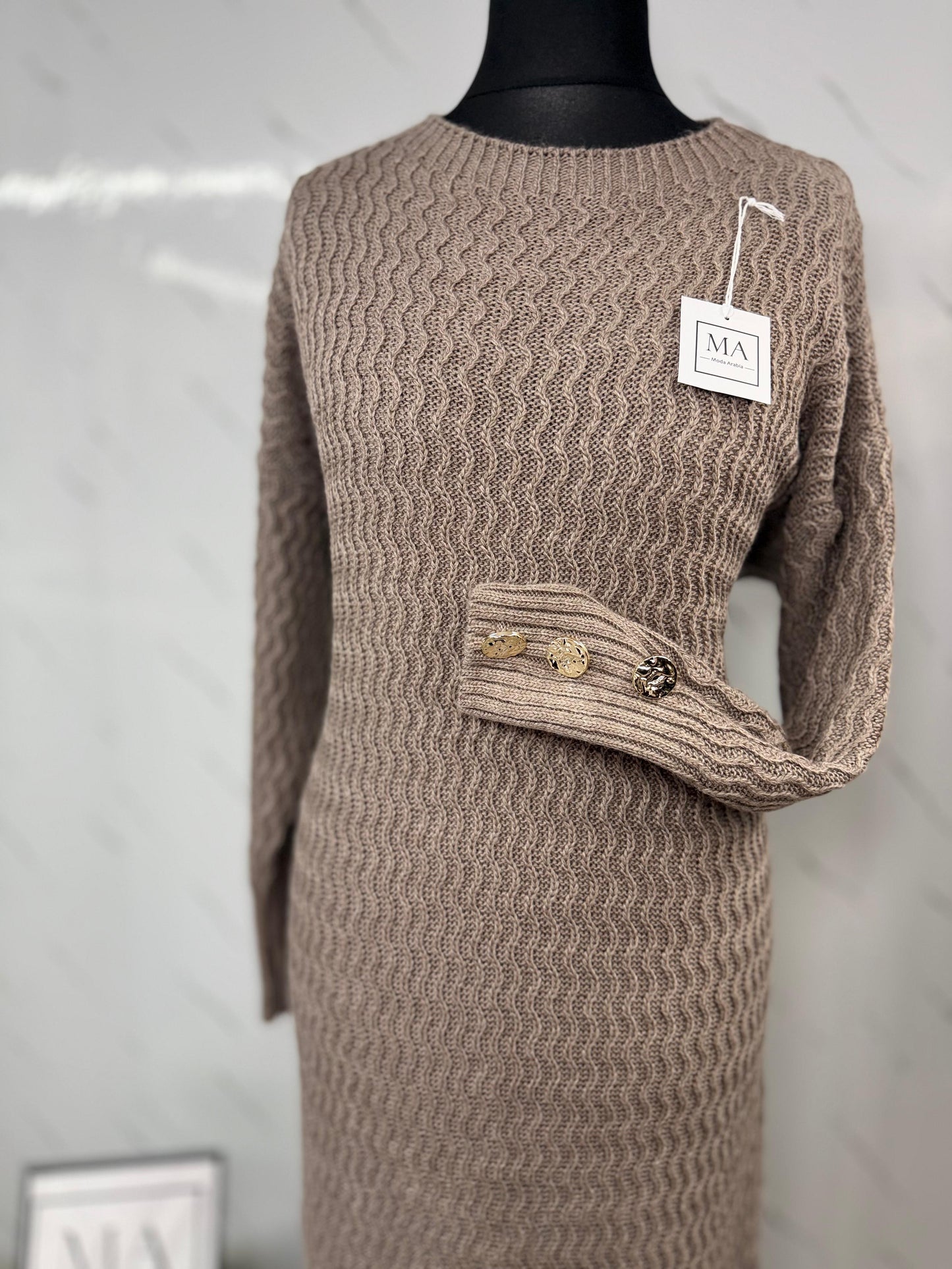 Vestido taupe