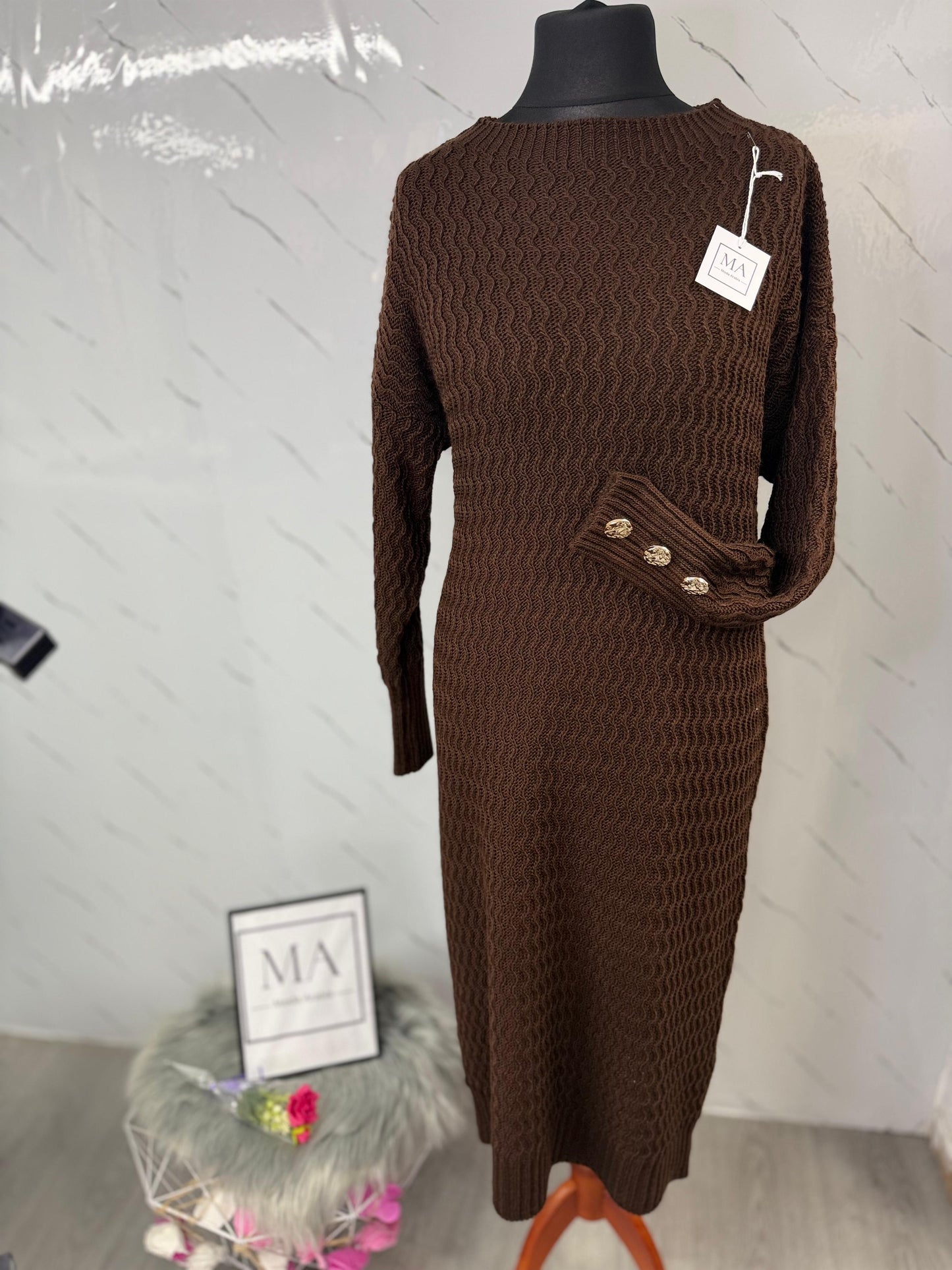 Vestido chocolate