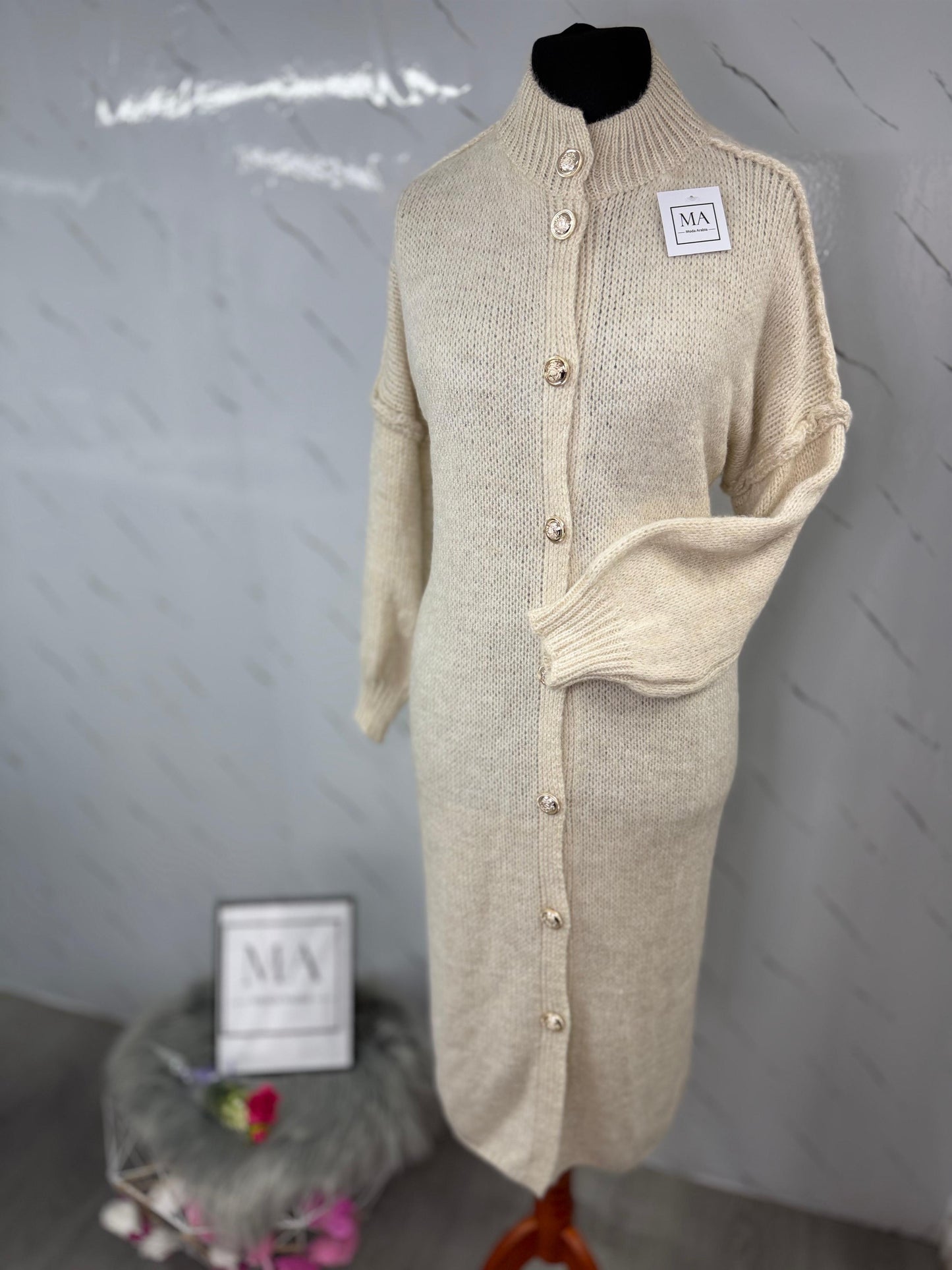 Chaqueta botones blanco