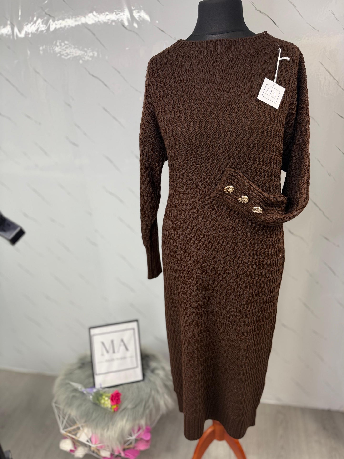 Vestido chocolate