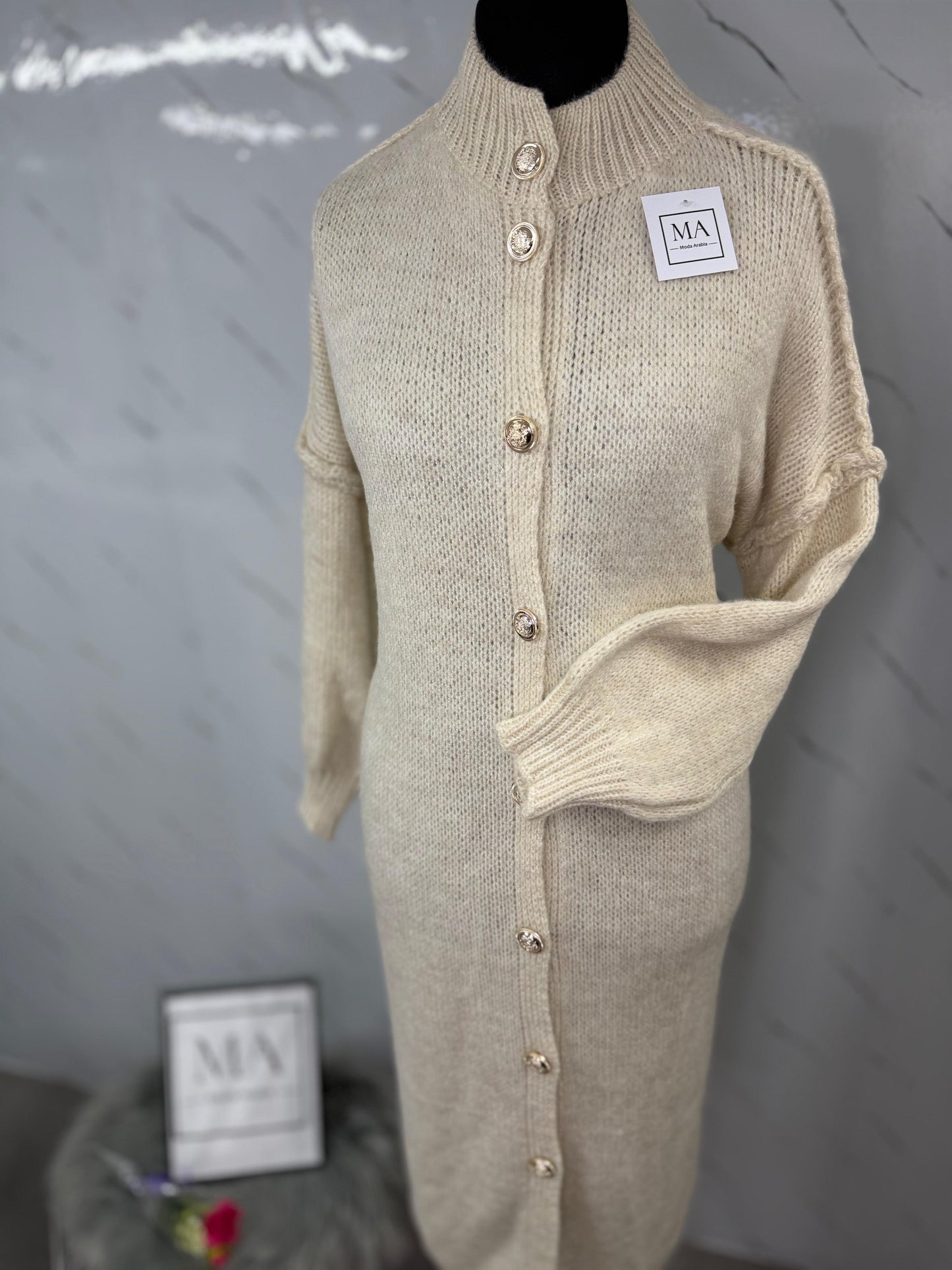 Chaqueta botones blanco