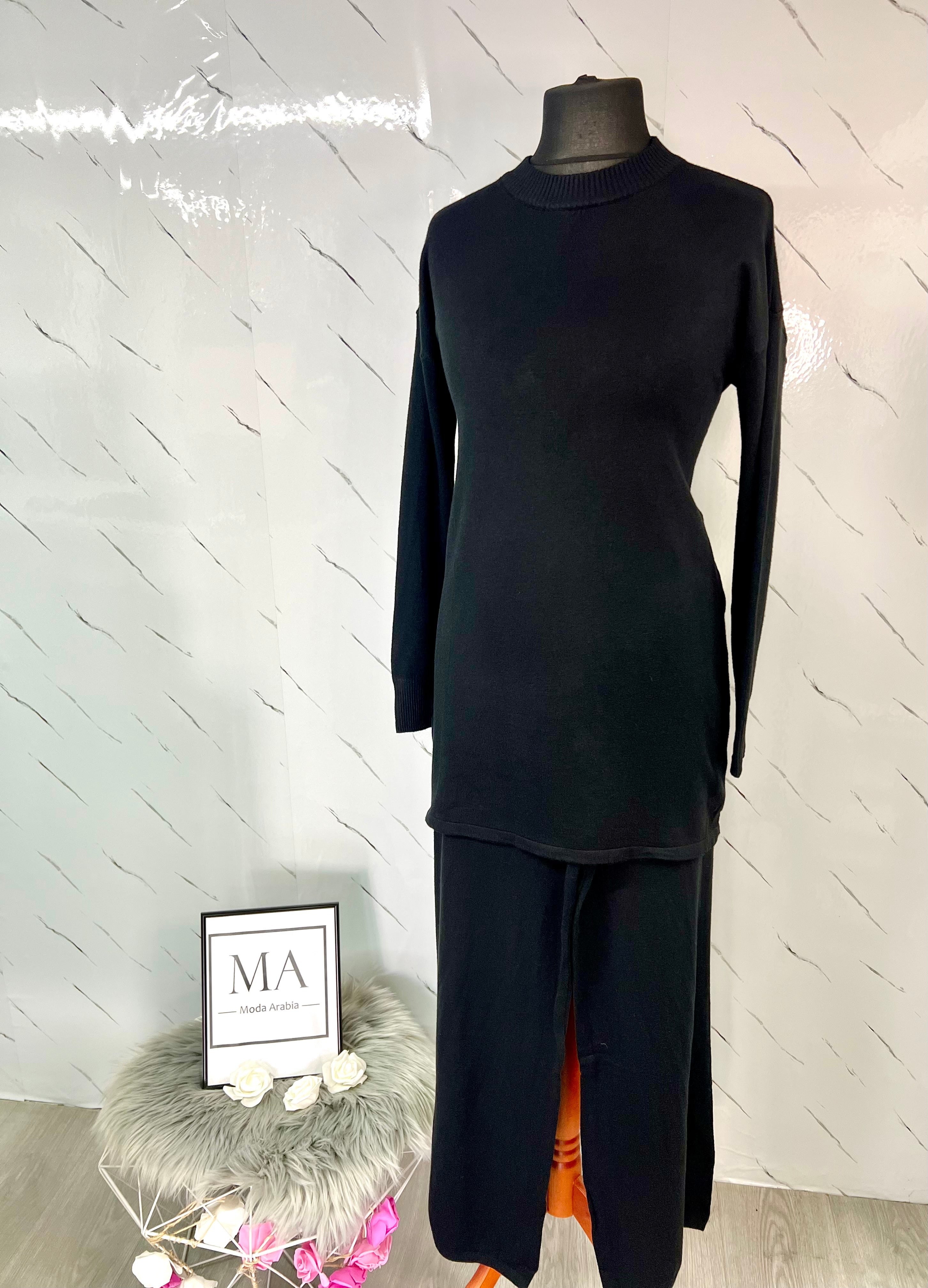 Conjunto punto fino Negro