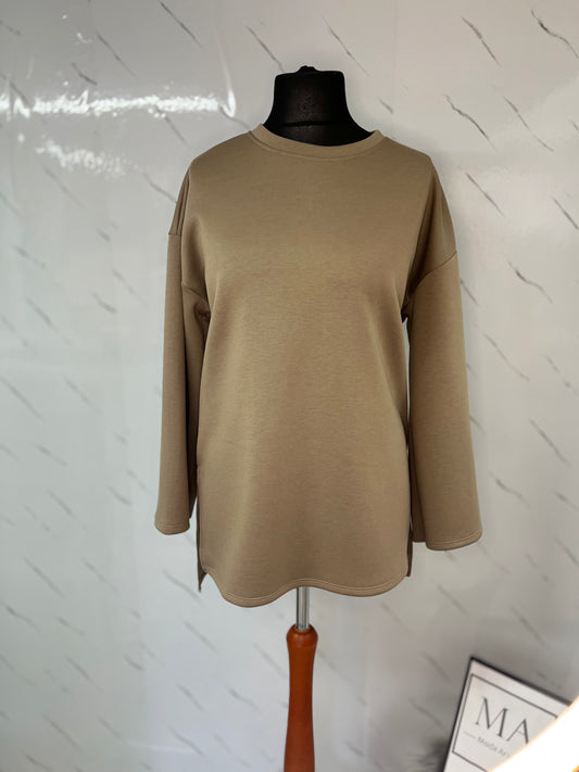 Sudadera taupe