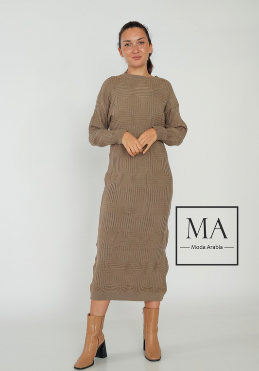 Vestido de punto fino