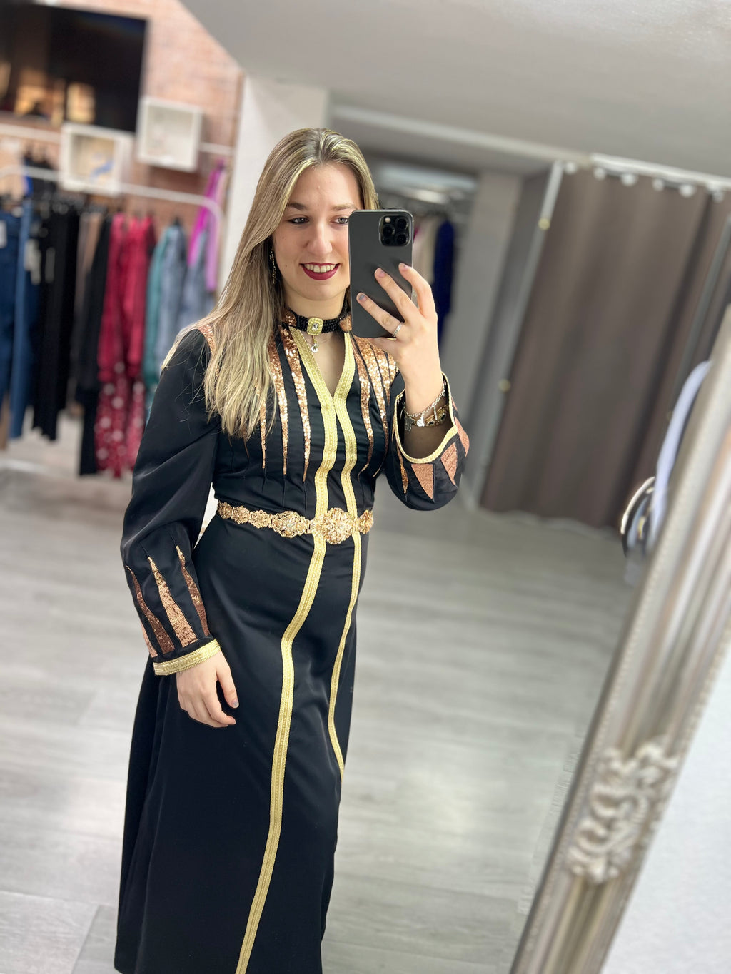 Vestido con lentejuelas