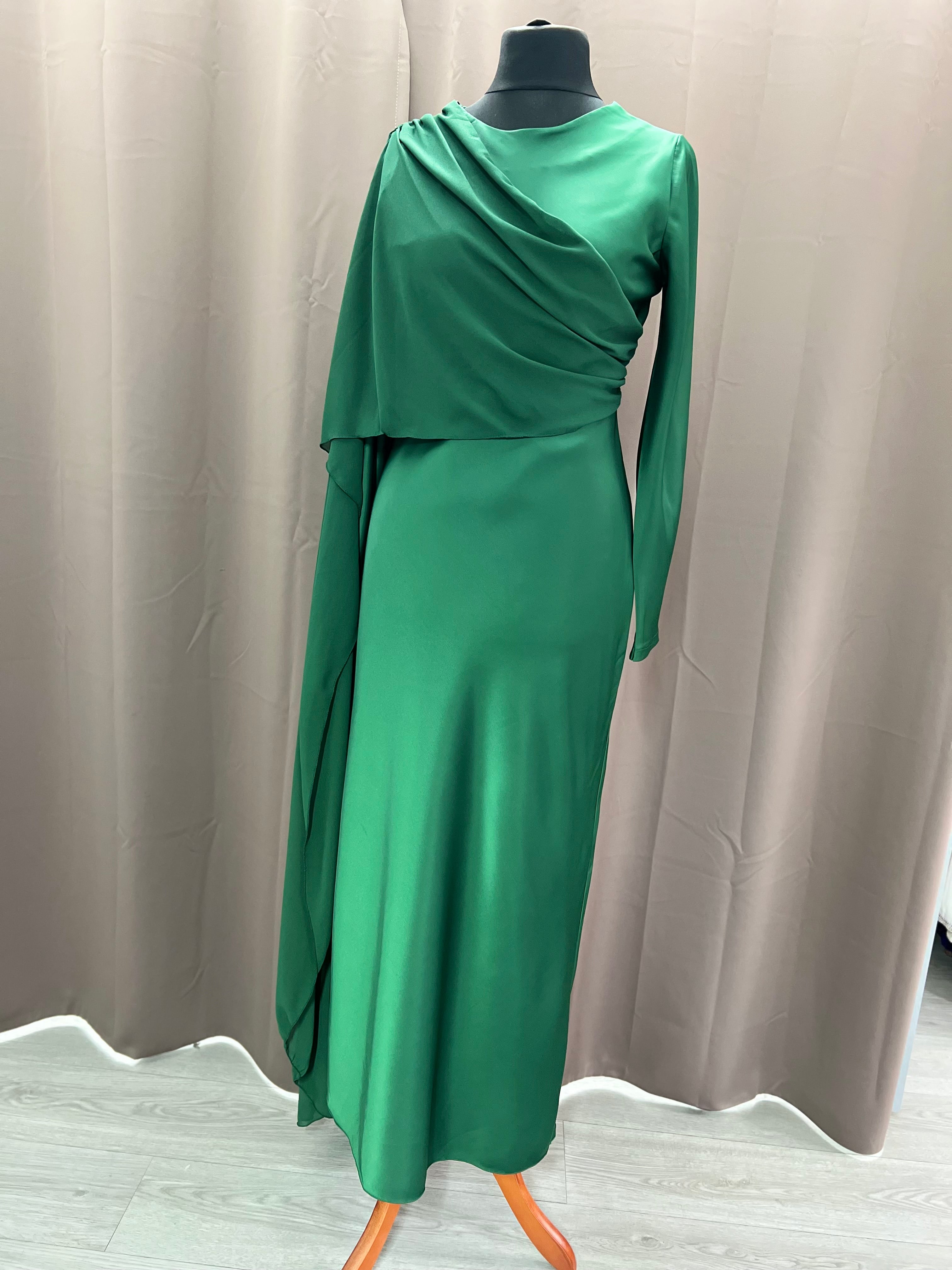 Vestido tul verde