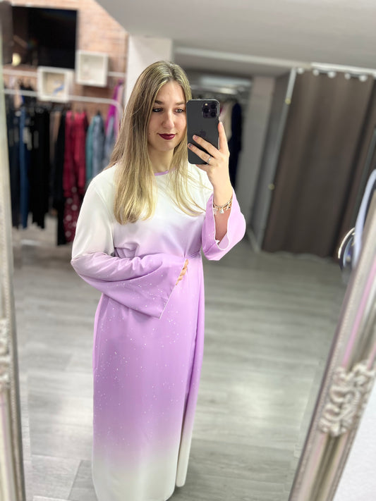 Vestido multi color lila