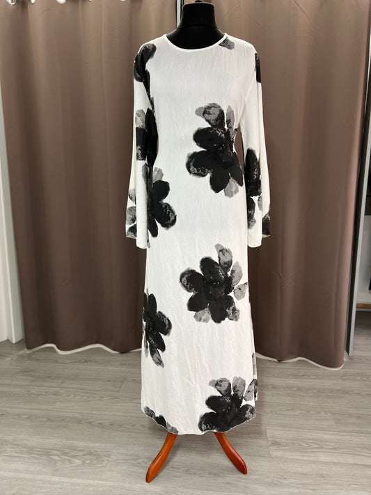 Vestido cruzado negro