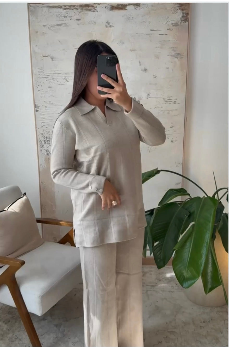 Conjunto Leyla Beige