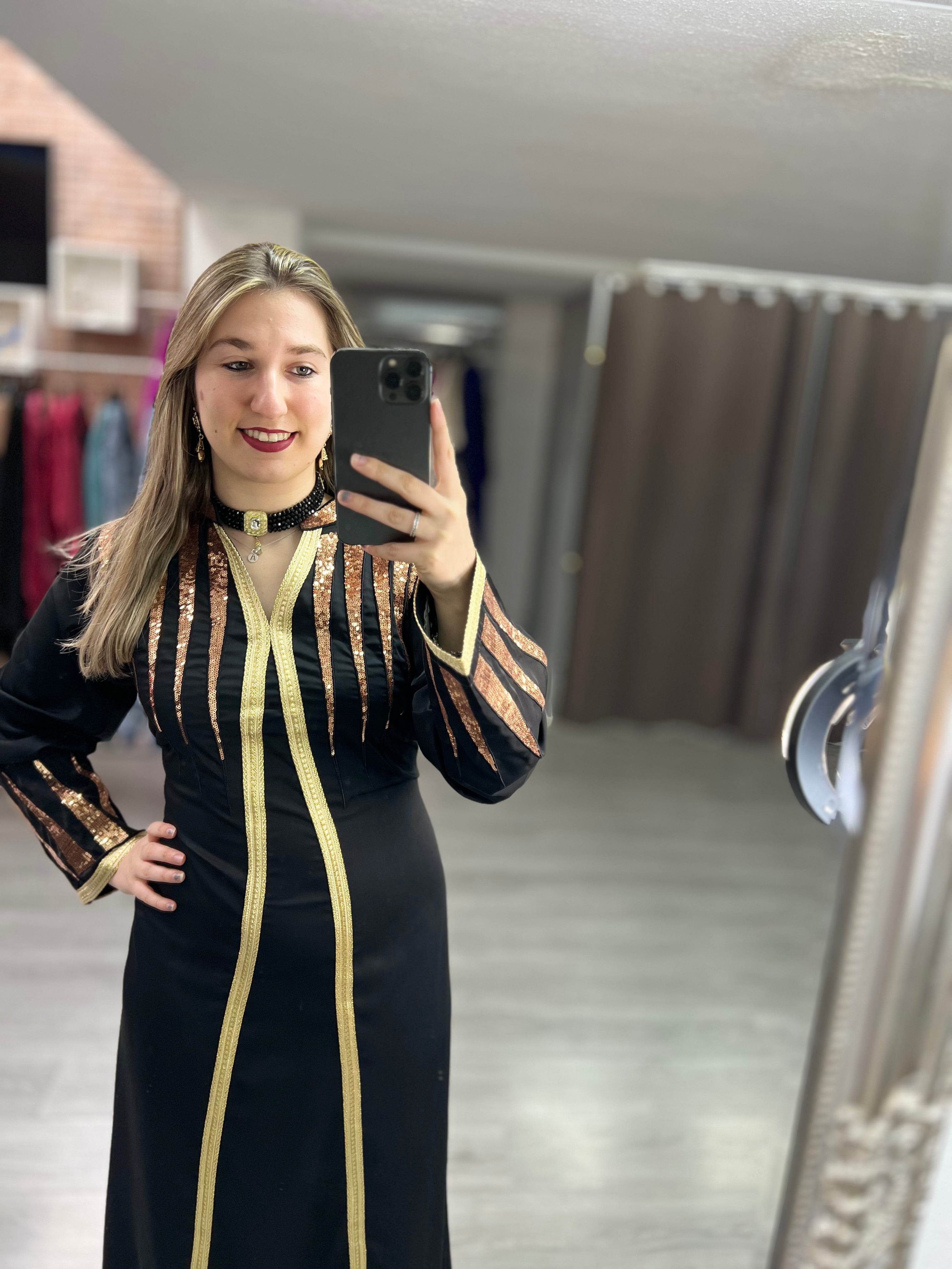 Vestido con lentejuelas