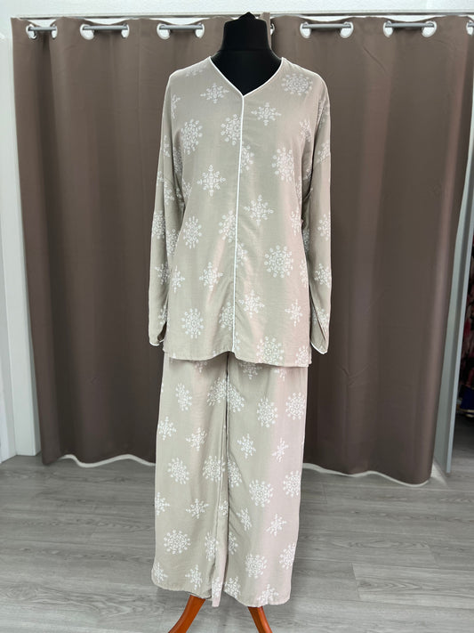 Conjunto tribal taupe