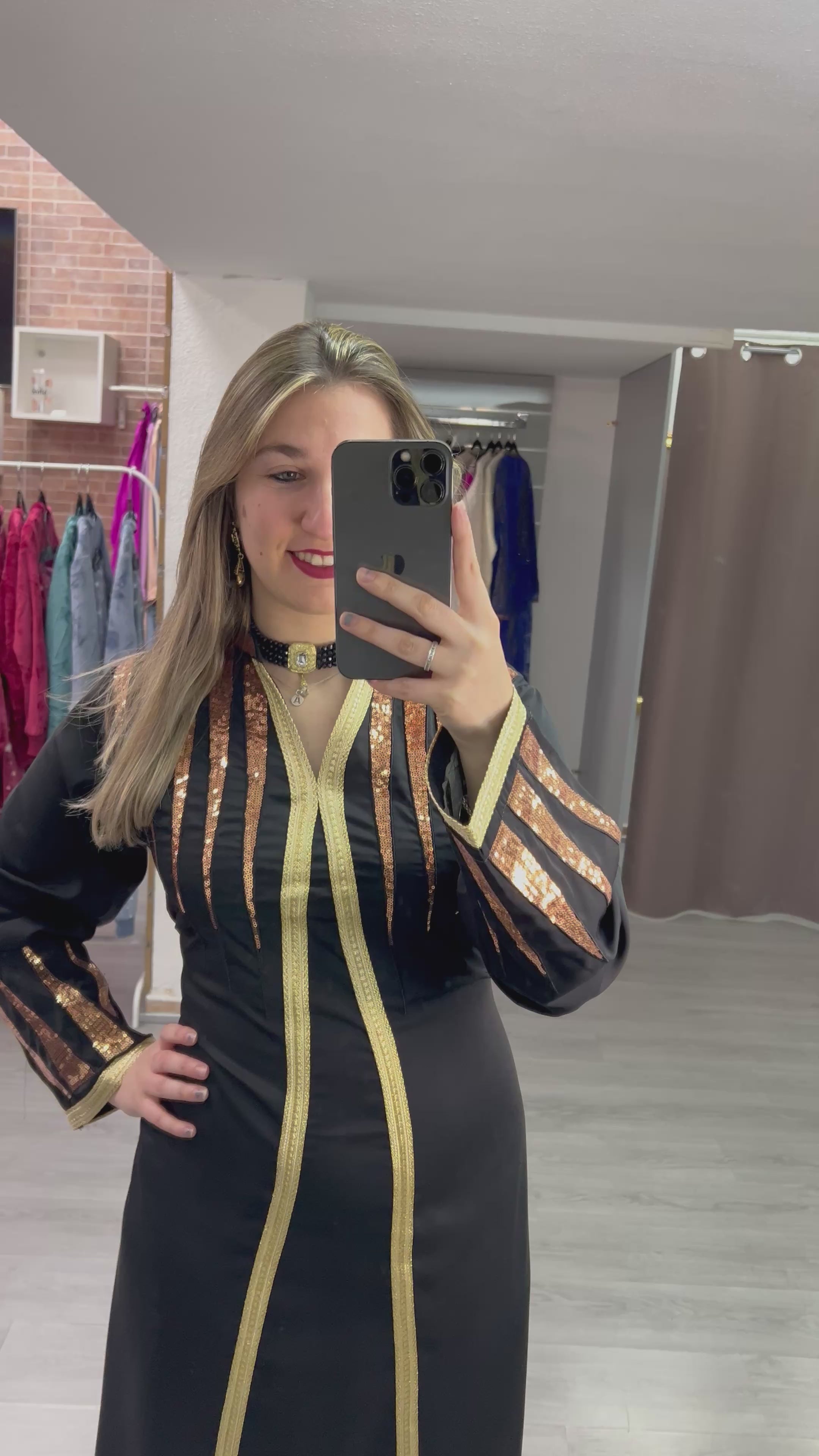 Vestido con lentejuelas