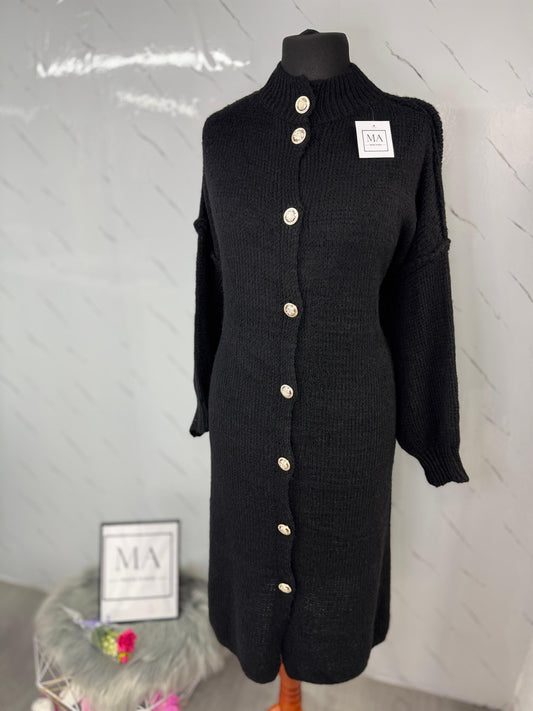 Chaqueta botones negro